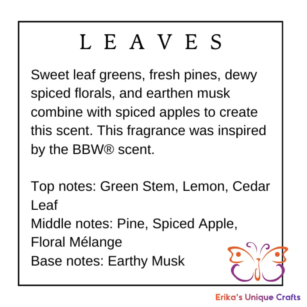 Reed Diffuser 3.5 Oz Glass Cube Leaves Diffuser