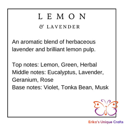 Reed Diffuser 3.5 Oz Glass Cube Lemon & Lavender Diffuser