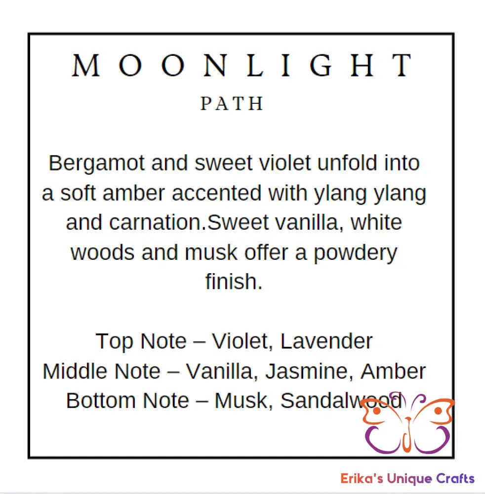 Reed Diffuser 3.5 Oz Glass Cube Moonlight Path Diffuser