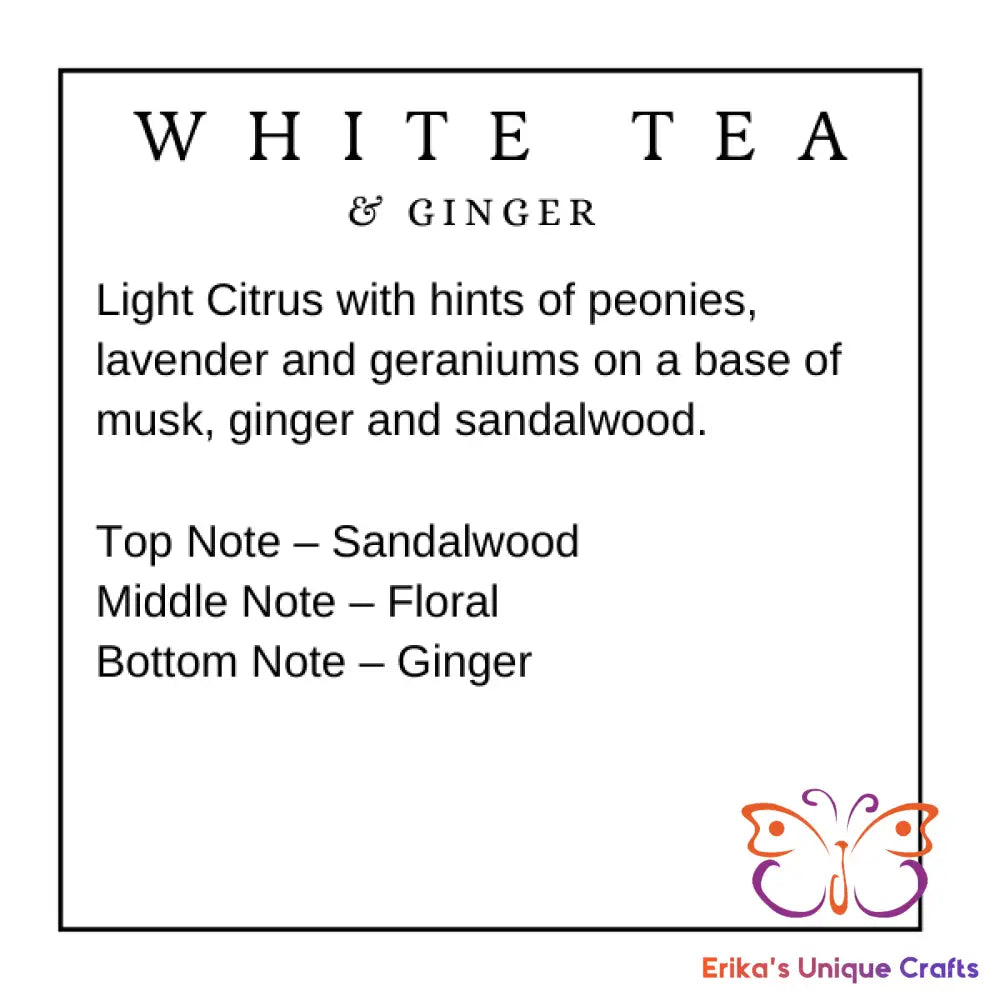 Reed Diffuser 3.5 Oz Glass Cube White Tea & Ginger Diffuser