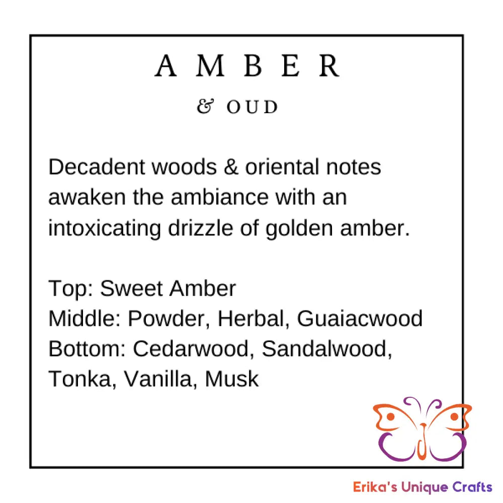 Reed Diffuser 6 Oz Frosted Round Bottle Amber & Oud Diffuser