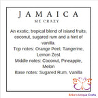 Reed Diffuser 6 Oz Frosted Round Bottle Jamaica Me Crazy Diffuser