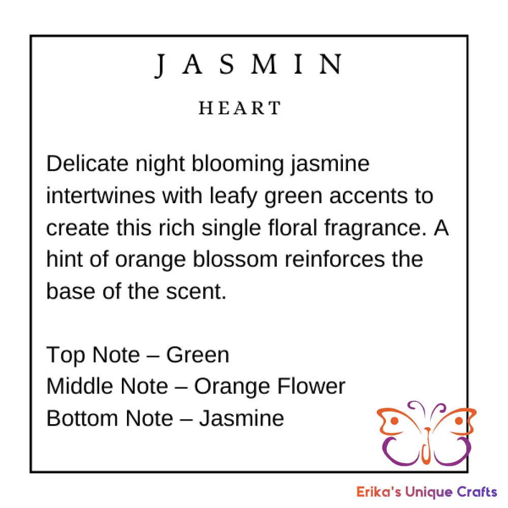 Reed Diffuser 6 Oz Frosted Round Bottle Jasmine Heart Diffuser