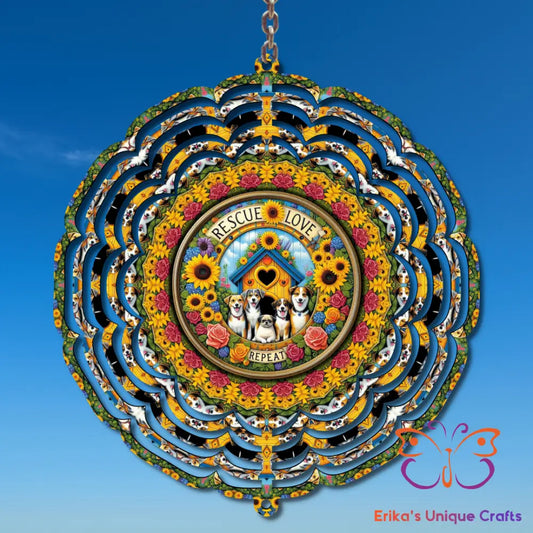 Rescue Love Repeat Wind Spinner Wind Spinner