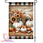 Rustic Fall Garden Flag