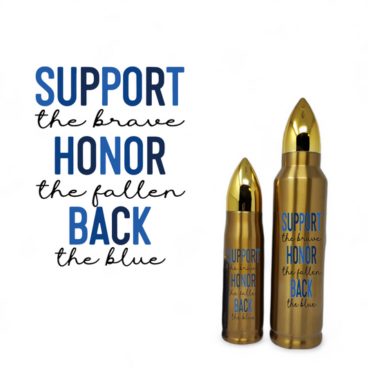 Support The Brave Flag Bullet Thermos