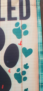 Spoiled Dogs Lives Here Garden Flag  DEFECT