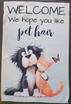 Hope You Like Pet Hair Garden Flag DEFECT - Garden Flag