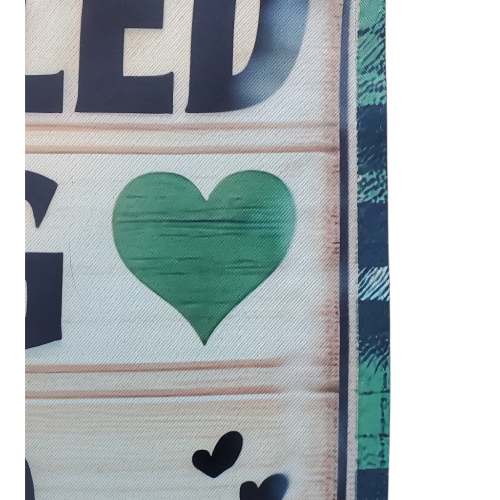 Spoiled Dog Lives Here Garden Flag  DEFECT