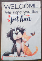 Hope You Like Pet Hair Garden Flag DEFECT - Garden Flag