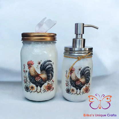Rooster Mason Jar Mason Jar