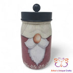 Santa Mason Jar Apothecary Mason Jar