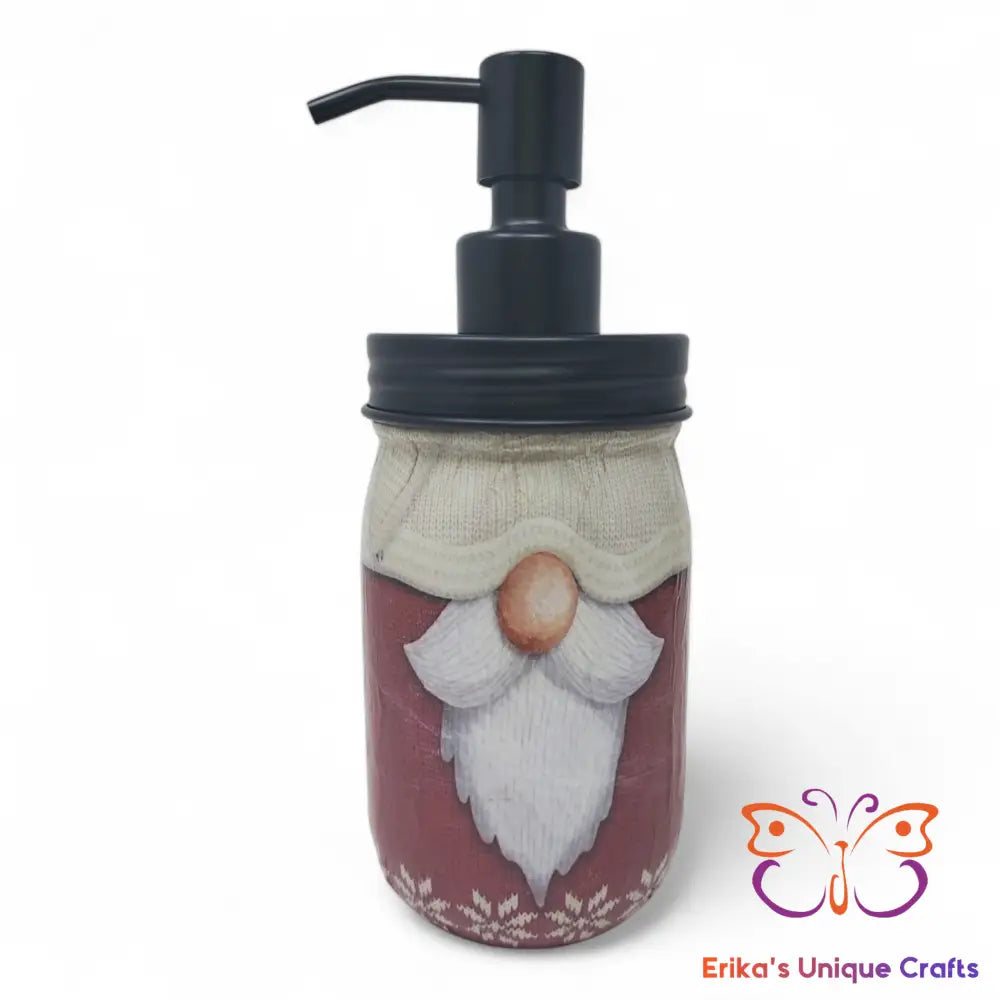 Santa Mason Jar Soap Dispenser Mason Jar