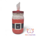 Santa Tissue Dispenser Mason Jar