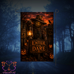 Scarecrow Enter If You Dare Garden Flag