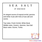 Sea Salt & Orchid Wax Melt Jar Wax Melt Jar