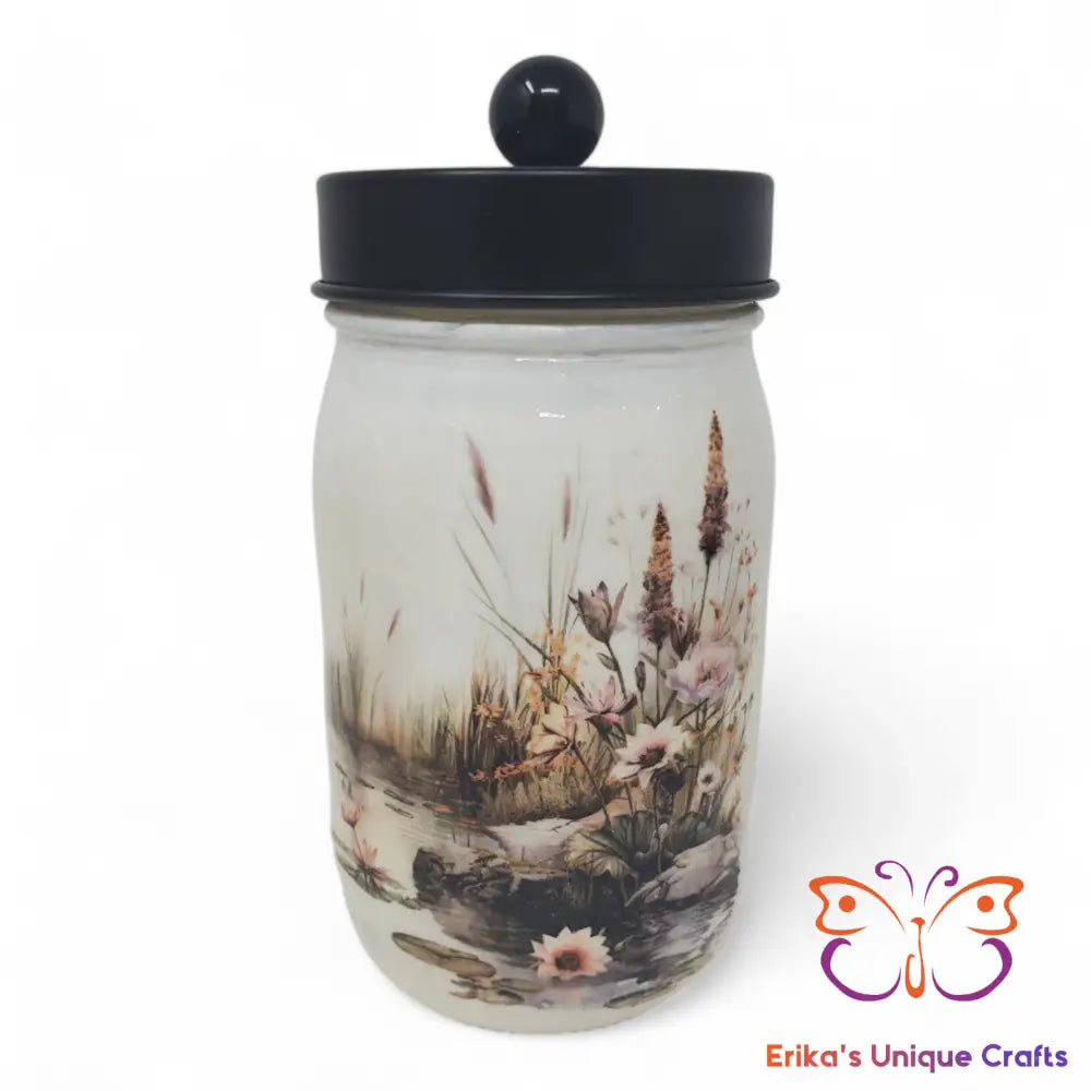 Serene Pond Mason Jar Mason Jar