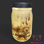 Serene Pond Mason Jar Mason Jar