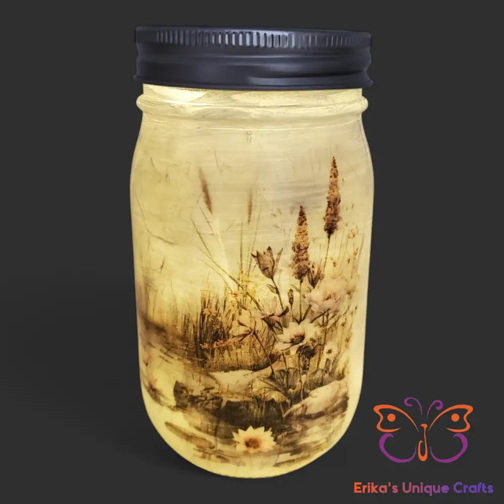 Serene Pond Mason Jar Mason Jar