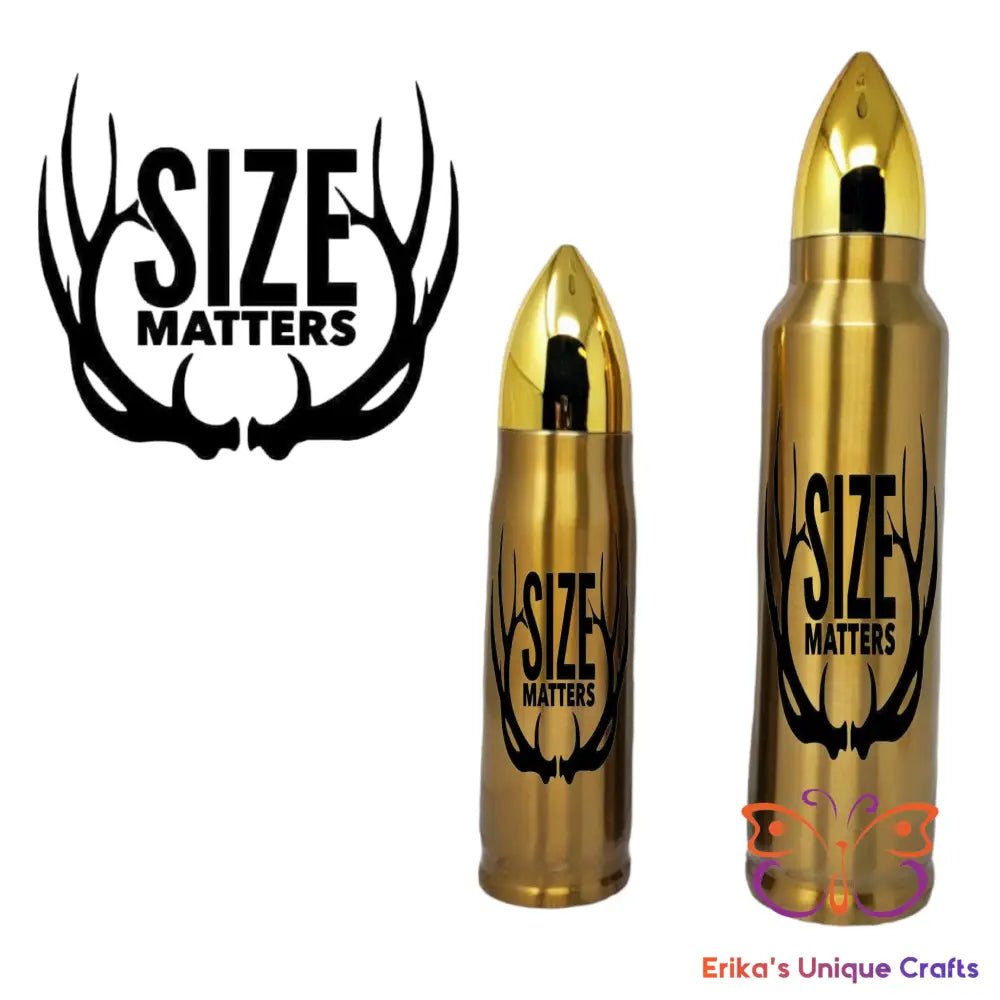 Size Matters Bullet Thermos Tumbler Bullet Thermos