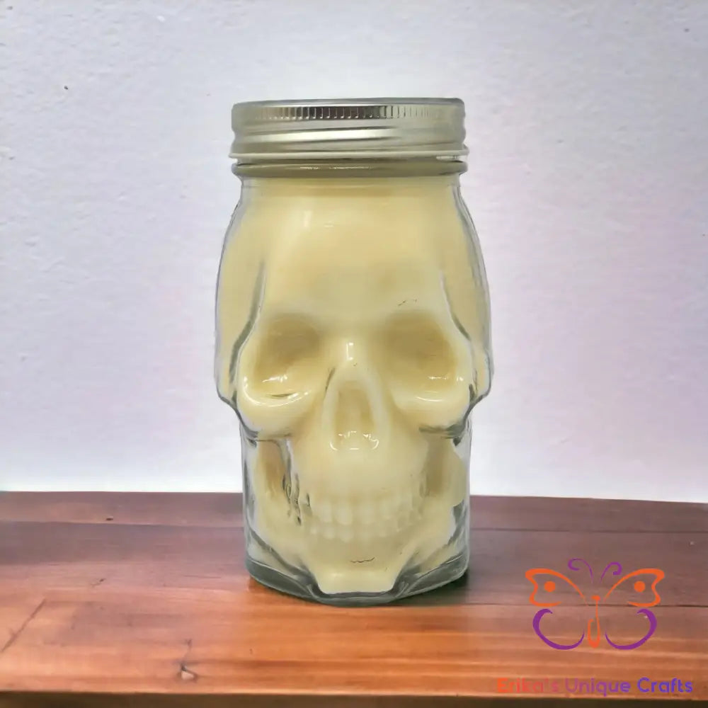 Skull Mason Jar Candles Candles