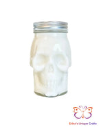 Skull Mason Jar Candles Candles