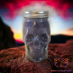 Skull Mason Jar Candles Nevermore / Purple / Parasoy Candles
