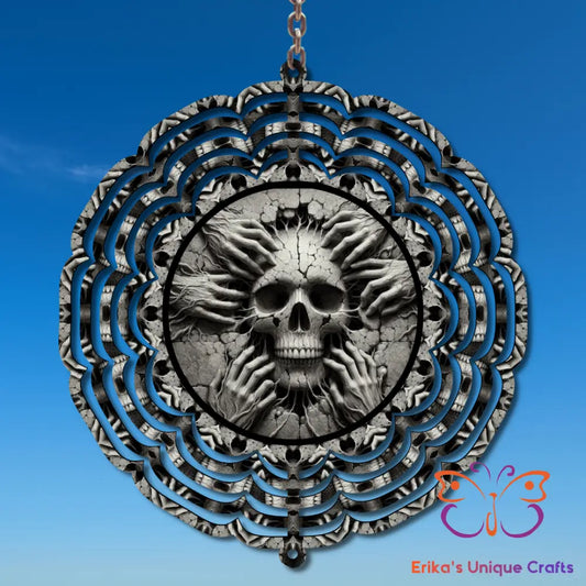 Skull Wind Spinner Wind Spinner