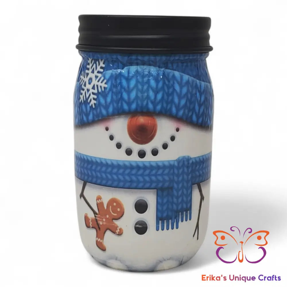 Snowman Mason Jar Mason Jar