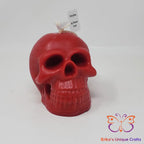 Solid Skull Candles Red / Cherry Bomb / Soy Beeswax Candles