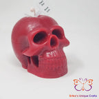 Solid Skull Candles Red / Dragons Blood / Beeswax Candles