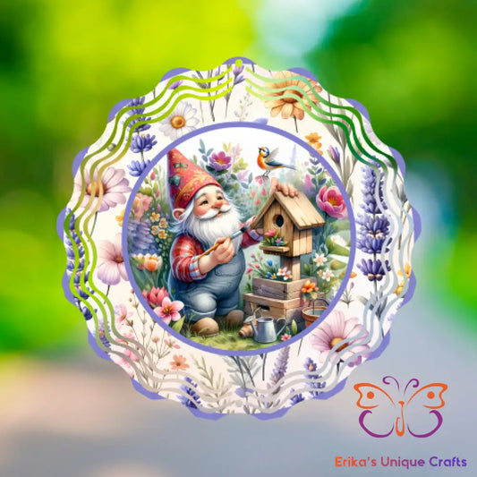 Spring Gnome Wind Spinner Wind Spinner
