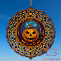 Stained Glass Jack O Lantern Wind Spinner Wind Spinner