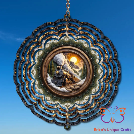 Steam Engine Wind Spinner Wind Spinner