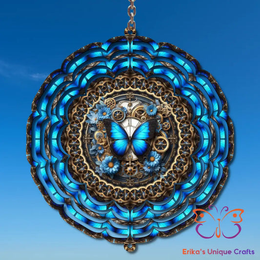Steampunk Butterfly Wind Spinner Wind Spinner