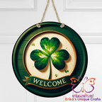 St Patrick's Welcome Door Sign