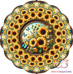Sunflower Butterflies Wind Spinner Wind Spinner