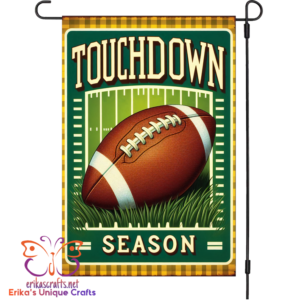Touchdown Season Garden Flag