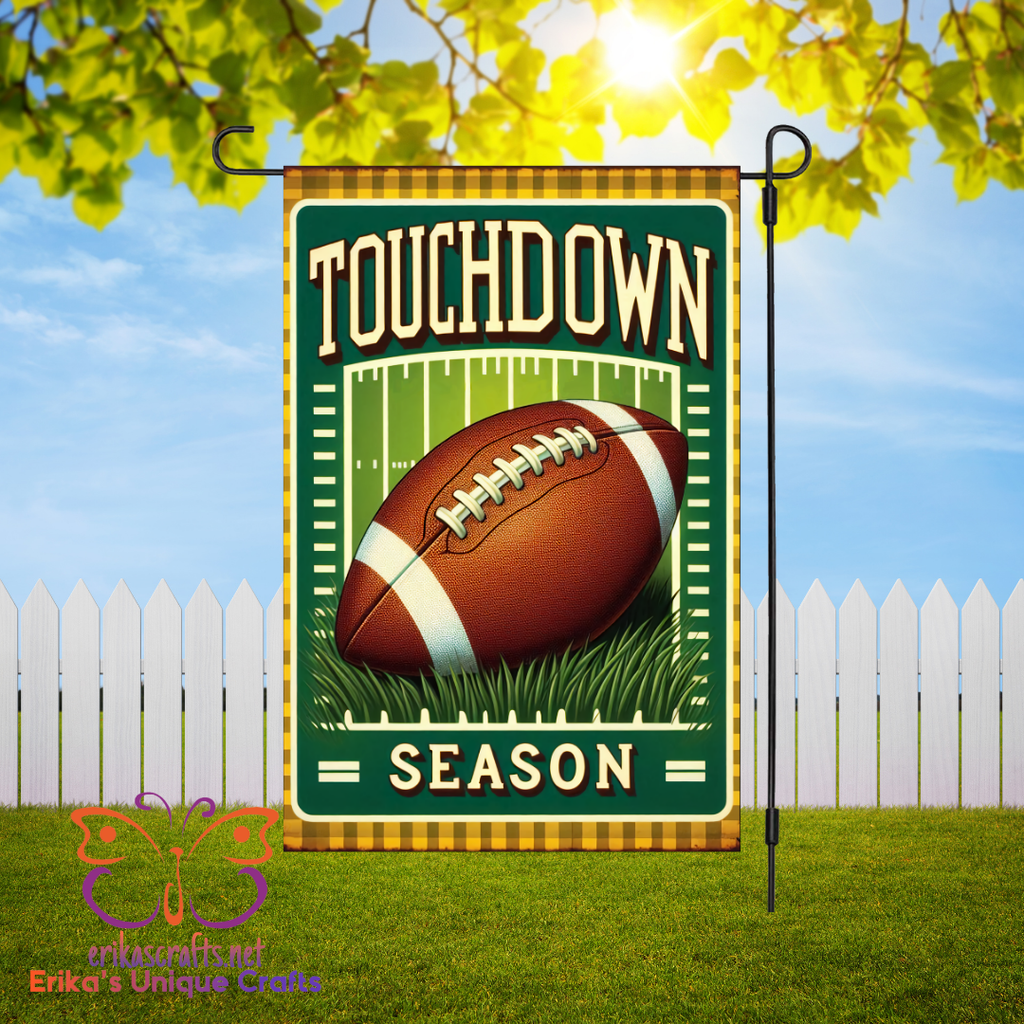Touchdown Season Garden Flag