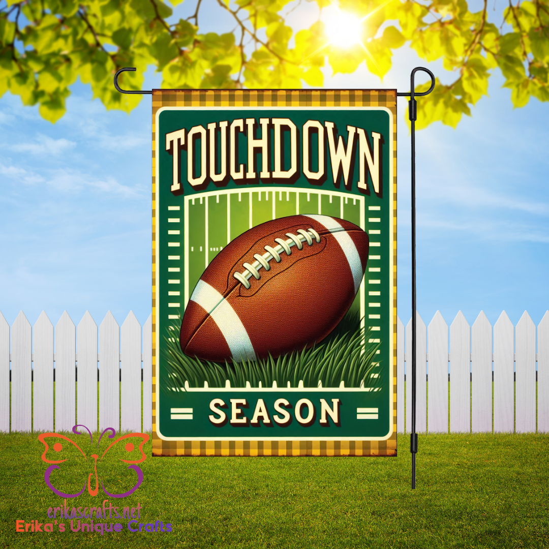 Touchdown Season Garden Flag