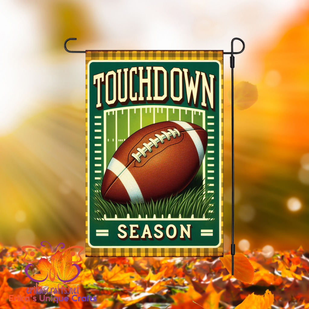 Touchdown Season Garden Flag