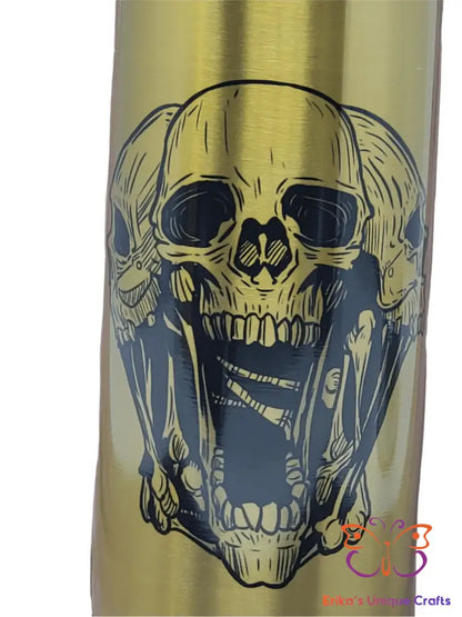 Triple Skull Bullet Thermos - Erikas Crafts