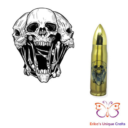 Triple Skull Bullet Thermos Bullet Thermos