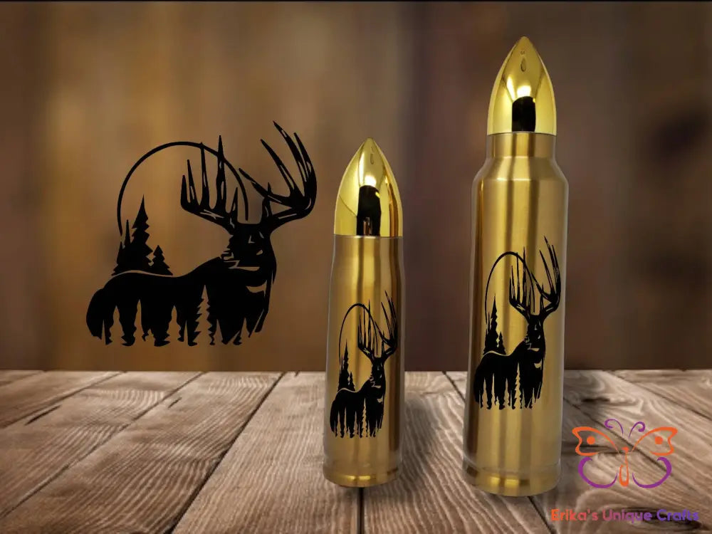 Trophy Buck Bullet Thermos Tumbler Bullet Thermos