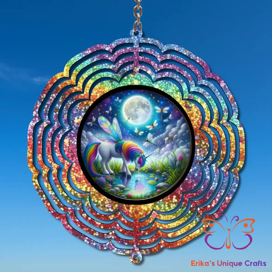 Unicorn Fairies Wind Spinner Wind Spinner