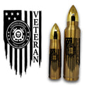 US Coast Guard Veteran Bullet Thermos Tumbler - Bullet