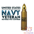US Navy Veteran Bullet Thermos Bullet Thermos