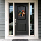 US Flag Welcome Door Sign