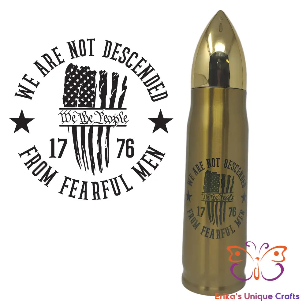 We The People Descended Bullet Thermos - Erikas Crafts