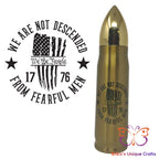We The People Descended Bullet Thermos - Erikas Crafts